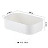Caixa organizadora de plástico para diversos utensílios domésticos, cozinha, guarda-roupa, roupas, acessórios, lanches e brinquedos, com tampa.