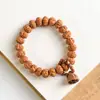 Venta Directa de Fábrica de Pulseras de Semilla de Bodhi Natural para Hombres y Mujeres, Al Por Mayor