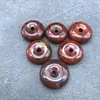 Piedra Roja Iding de Hami de Xinjiang Natural Hebilla Ping An Hierro Meteorito Piedra Cruda Procesamiento Hebilla Pequeña Ping An Colgante Colgante Lote