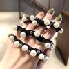 Nuevo Estilo Lazo Cuentas para Uñas Anillo para el Cabello Encaje Cuerda para el Cabello Popular en Internet Banda de Goma de Alta Elasticidad Anillo para el Cabello Cuerda para el Cabello Accesorios Mujeres