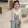 Ropa para Niños Zhe Li Conjunto para Niñas Chaleco y Pantalones Estilo Verano Delgado 2026 Ropa para Niños Clase a Top para Bebé Pantalones Anti-Mosquitos