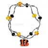 Ventas Directas de Fábrica Pulseras Personalizadas Hechas a Mano 32 Equipos de Fútbol de la NFL Pulseras de Cristal para Mujer Pulseras de Temperamento de Moda