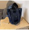 Bolsa Tote Casual Jeans para Mulheres 2026 Nova de Grande Capacidade com Bordado Alça de Ombro Moda de Nicho para o Dia a Dia Bolsa Grande