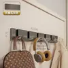 Ganchos invisibles sin taladro para paredes del baño, percheros de entrada y ganchos plegables para dormitorio