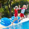 Brinquedo de Água Flutuante Infantil Sofá Inflável Transparente Portátil Brinquedo de Piscina ao Ar Livre Sofá de Jogo Aquático Assento