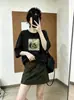 Sudadera de manga tres cuartos de otoño para mujer, algodón de doble cara de 250 g, directo de fábrica, top de cuello redondo, suministro al por mayor, abastecimiento en tienda física