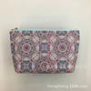 Bolsa Cosmética Geométrica Mandala Color Estilo Étnico PU Textura Estampada Portátil Impermeable Lavable Viaje Bolsa de Almacenamiento