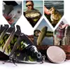 Cebo señuelo 10cm 15.5g Multi-sección Similar a Pez Swimbait Hundimiento Lento Señuelo Duro para Pesca de Lucio y Lubina