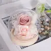 Flor Eterna en Cúpula de Cristal Esférica, Regalo de Rosa Real para San Valentín y el Día de la Madre, Flor Eterna Más Vendida