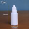 Atacado Imediato 5 10 15 20 ml Frasco Pequeno com Conta-Gotas Frasco de Plástico PE Frasco de Enchimento Frasco de Enchimento de Pigmento Tinta