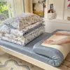 Jie Liya Juego de Ropa de Cama de Tres Piezas Estilo Dulce Estampado 100% Algodón para Dormitorio de Estudiantes, Juego de Ropa de Cama de Cuatro Piezas, Disponible para Compra de Regalos al por Mayor