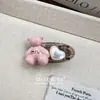 Clip de Pato Oval Lindo Oso Colorido Coreano Diseño de Nicho Clip Lateral de Letra Clip para Flequillo Accesorios para el Cabello Venta al por Mayor