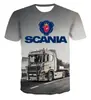 Camiseta masculina de verão 3D com mangas curtas e tecido pesado, estampada em 3D