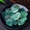 Gran ejemplar de espato de cristal natural en bruto, amarillo, púrpura y rosa, piedra fragante para aromaterapia, material de tallado en grava, adornos desmagnetizantes