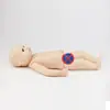 Modelo de Bebé Boyou de Mes Completo con Cordón Umbilical (Masculino y Femenino) Muñeco Modelo de Entrenamiento para Niñera de Confinamiento de Limpieza con Extremidades Móviles
