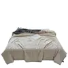 Juego de 4 piezas de colcha de verano arrugada tipo nube con borde de concha 2026, Colcha de verano simple estilo Ins, Colcha para aire acondicionado, Colcha delgada para estudiantes