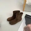 Botas Martin de Suela Blanda First Encounter Season para Mujer, Nuevas Botas Vaqueras Estilo Western Otoño/Invierno 2026, Estilo Coreano Casual, Versátiles y a la Moda