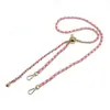 Cadena Ajustable para Bolso de Bolitas Doradas Pequeñas Correa de Hombro Cadena Cruzada Pequeña Fragante de Repuesto Correa para Bolso de Metal de Cuero PU Accesorios para Bolso