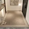 Alfombrillas de Piso Francesas Sencillas, Alfombras para Puerta de Entrada, Felpudos para el Hogar, Alfombrillas de Entrada de Sala de Estar de Alta Gama Antideslizantes, Lavables