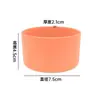 Copo de Água Capa Antiderrapante Capa Inferior de Borracha Copo de Vidro Isolamento Capa de Silicone Transfronteiriça 7,5cm9cm Capa de Copo de Silicone Universal