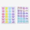 Entrega Rápida em Estoque Transfronteiriça Patches Coloridos de Pe para Acne Isolamento de Maquiagem Portátil Irregulares Desenho Animado Patches para Cobertura de Acne Anti-Suor Patches de Beleza