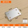 Soporte de ángulo de acero inoxidable triángulo rectángulo de 90 grados soporte de hierro conector fijador de muebles pieza en forma de L soporte de estante en forma de L
