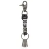 Llavero de Coche Largo de Cuero para Hombre Estilo Retro Artístico con Decoración Creativa de Calavera, un Accesorio Popular Transfronterizo