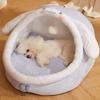 Cama para Cachorro para Aquecimento de Inverno, Adequada para Cães Pequenos Como Teddy, Uso em Todas as Estações, Casa Villa para Gatos Dormirem, Casa para Pets Atacado