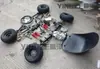 Accesorios para Go-Kart de Vehículo Eléctrico de Cuatro Ruedas Modificado DIY Suspensión Delantera Dirección Diferencial Eje Transmisión Motor Eje Trasero Llantas de 6 pulgadas