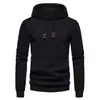 Sudadera con capucha casual de manga larga con cordón, patchwork jacquard, estampado de cuadros pequeños para hombre, Primavera y Otoño 2025, Transfronteriza Temu