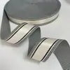 Fabricantes de fita jacquard com letras de nylon imitação em estoque para bagagem, alça de ombro para guitarra, acessórios de vestuário, calçados de poliéster, logotipo
