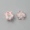 Aretes, Pulseras, Cadenas para Teléfono, Colgantes para Coche, Accesorios DIY, Accesorios para el Cabello y Arte con Cuentas Heidi Transparentes Perforados de Lirio del Valle con Galvanoplastia UV