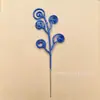 Decoraciones Navideñas 30cm Anillos de Caramelo con Purpurina Dorada Anillos de Paleta Ramas de Árbol de Navidad Ramas de Árbol de Navidad para el Hogar Transfronterizo