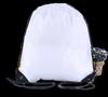 Mochila deportiva de malla con cordón de poliéster y bolsillo de tela Oxford de colores, bolsa para eventos de maratón de nailon 210d