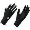 Guantes de Seda Helada con Protección Solar de Verano para Mujer, Antideslizantes, Delgados, Sin Dedos, Compatibles con Pantalla Táctil, Guantes Deportivos para Ciclismo al Aire Libre