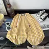 Pantalones de cuadros anti-mosquitos para niños y niñas, verano, nuevos, joggers casuales para niños, estilo suelto y fino, ropa exterior elegante para bebé