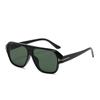 Gafas Cuadradas Personalizadas Jamie 5163 Europeas y Americanas Transfronterizas, Gafas de Sol Gruesas Simples y Modernas, Gafas de Sol Unisex con Doble Puente