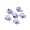 Cor de macaron tinta acrílica para assar coração estrela de cinco pontas furo grande contas soltas Pulseira DIY feita à mão acessórios de joias para miçangas
