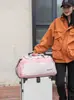 Bolsa de Yoga, Bolsa para Entrenamiento Deportivo y Fitness, Separación Seca y Húmeda, Compartimento Independiente para Zapatos, Bolsa de Equipaje, Bolsa de Viaje de Larga Capacidad para Distancias Cortas
