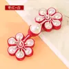 Vestido Pearl Tang Suit Cheongsam Botão Chinês Fivela Hanfu Estilo Nacional Flor Seis Pétalas Flor Acessórios Botão Vintage
