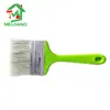 Pincel de pintura 3 polegadas ferramentas de manutenção decoração de casa pincel de parede cabo de plástico verde remoção de poeira cabelo