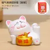 Decoração de mesa de escritório de gato da sorte fofo de desenho animado, uma figura inspiradora e criativa para o seu espaço de trabalho