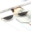 2019 Nuevo estilo AliExpress gafas pequeñas personalizadas tendencia gafas de sol para hombre y mujer moda gafas de sol con montura de metal espejo plano europeo y americano