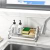 Cesta Escurridora de Cocina Transfronteriza para el Hogar, Esponja Sonriente, Estante Escurridor Multifunción, Nuevo Estante de Almacenamiento de Trapos de Acero al Carbono de Múltiples Capas