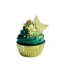 Decoración Creativa para Cupcakes Estilo Ins Transfronterizo Suministros para Fiestas Navideñas Marcado Láser Decoración para Pasteles