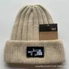 Gorro de Lana Otoño e Invierno 2025 Estilo Coreano Moda Casual Gorro Tejido Cachemira Más Fácil de Combinar Cálido Frío Gorro North Face Letras de Casa