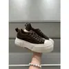 Dongxya25Ss Sapatos Brancos Desgastados de Designer Sola Grossa Confortáveis Casuais Versáteis Sola Macia Femininos
