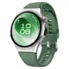 Pulseira de relógio de silicone para botões do Huawei watch6Pro, tipo fivela fácil, listra vertical fina, silicone de cor sólida, para Huawei GT7