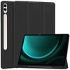 Adecuado para Samsung S9Fe Plus Funda Protectora 70% de descuento Ranura para Lápiz Funda Protectora Integral S9Fe+ para Tableta Funda Suave de Silicona