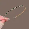 Tiara fina de strass estilo coreano, presilha versátil vintage ultra-fada, tiara totalmente de strass resistente, novo acessório de cabelo 2026